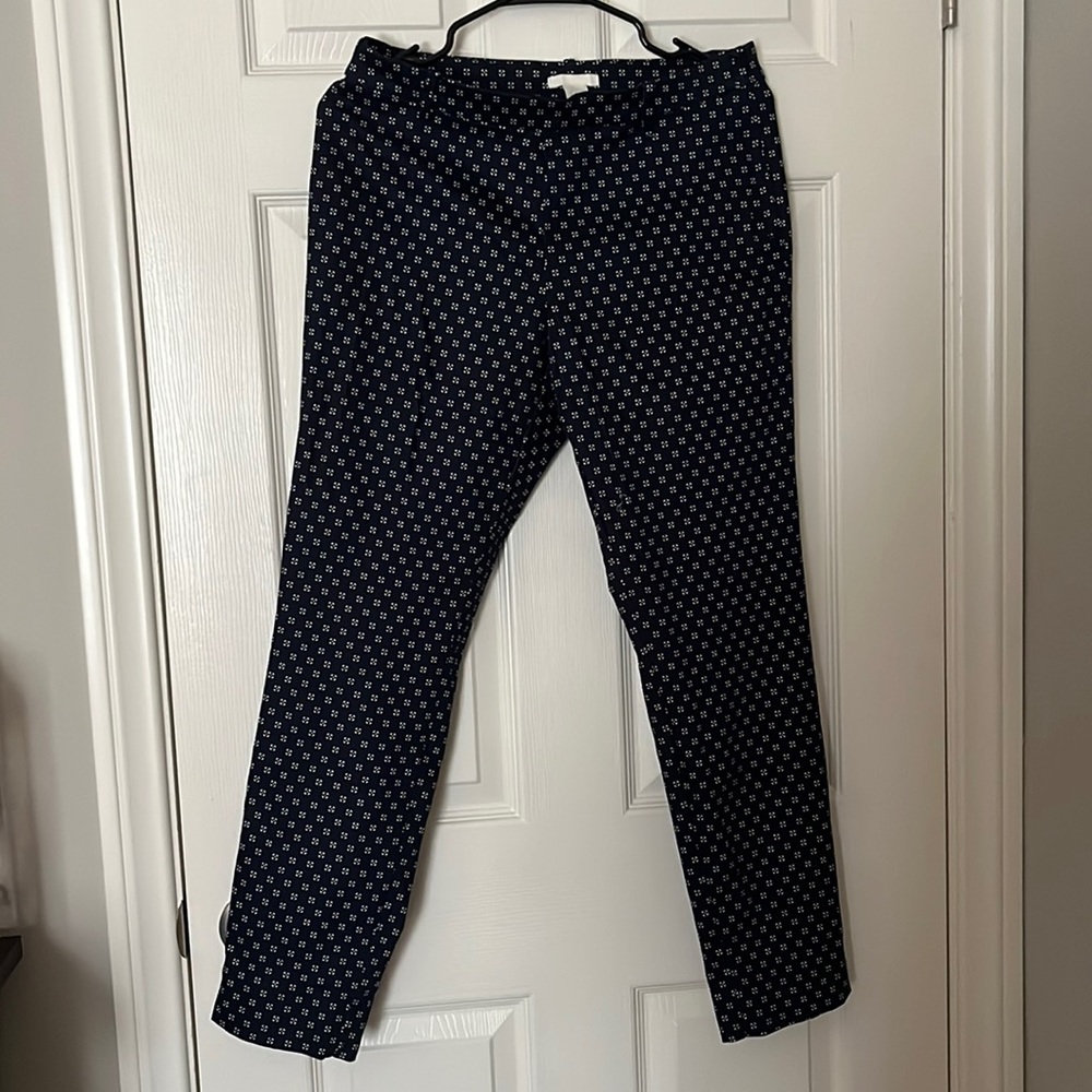 H&M pattered dress pants